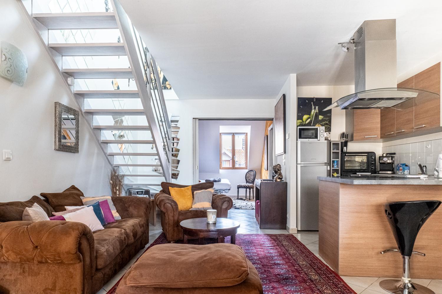 Carnot Duplex, Spacieux 3 Pieces Avec 2 Chambres Sur Les Rue Pietonnes Annecy Exterior photo